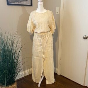 House of Harlow 1960 Cream Textured Ensemble